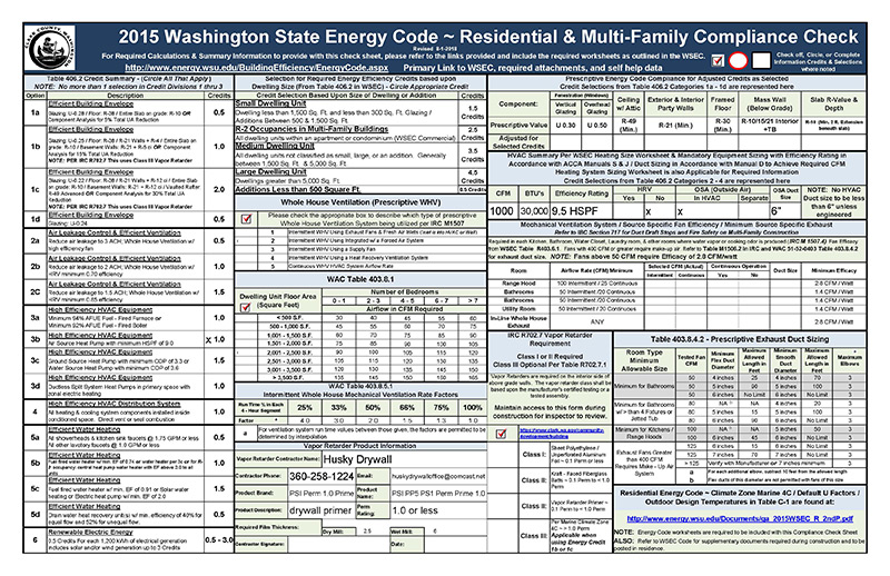 WSEC Energy Plan Sheet 1
